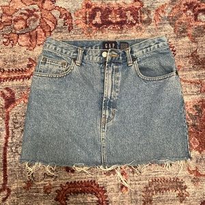 Vintage GAP denim mini skirt